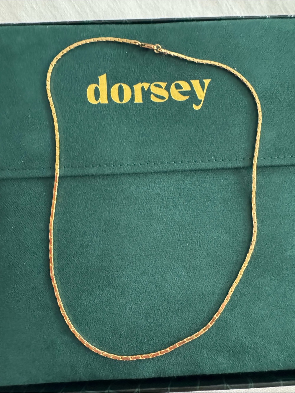 NWOT Dorsey Linnea Necklace with Lab Diamond Accent